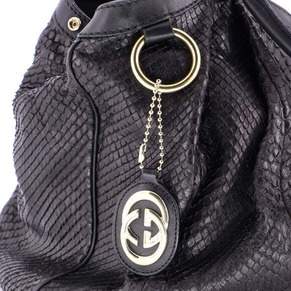 Gucci Large Sukey Tote Python - Picture 6 of 8